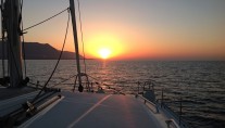 Catamaran OKEANOS -  At Sunset